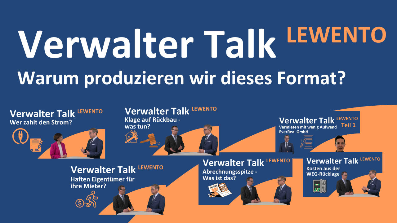 Verwalter Talk - Warum produzieren wir dieses Format?