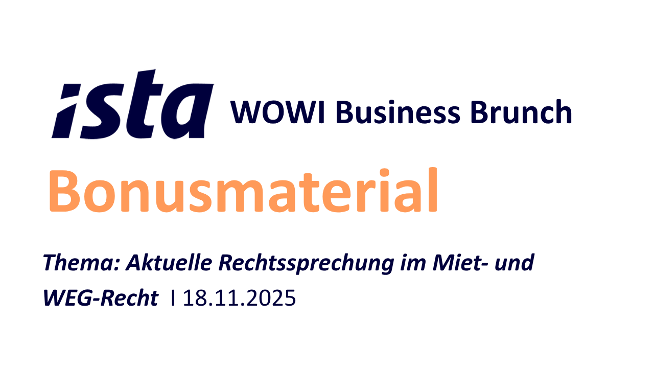 Bonusmaterial - ista WOWI Business Brunch - 18.11.2025
