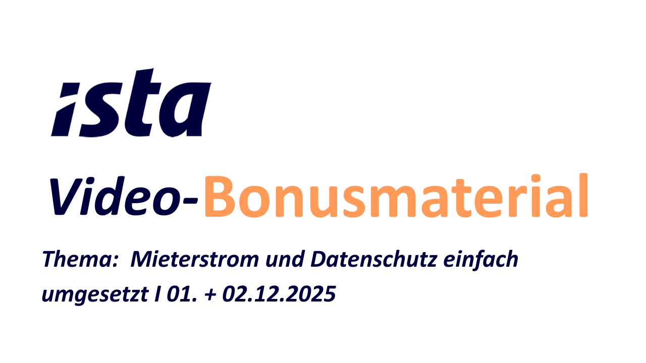 Video Bonusmaterial ista 01.+02.12.2025