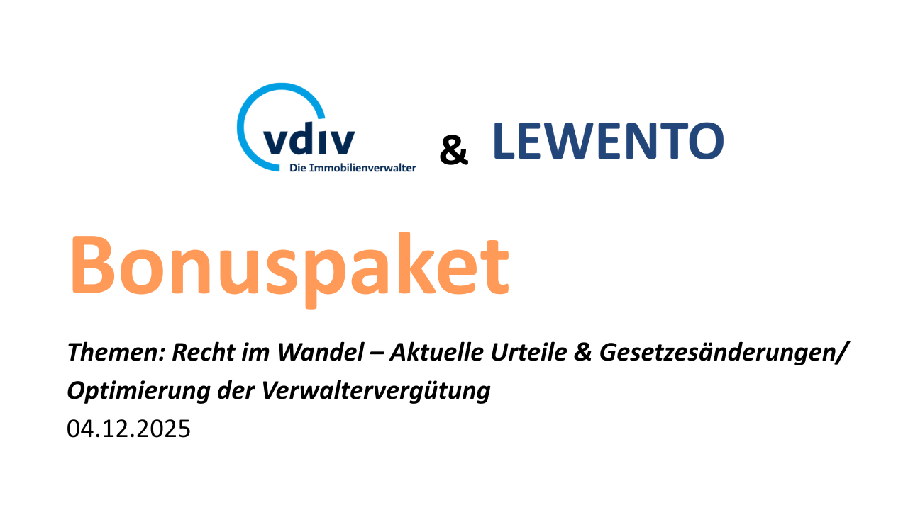 Bonus-Material – VDIV Baden-Württemberg – 03.12.2025 