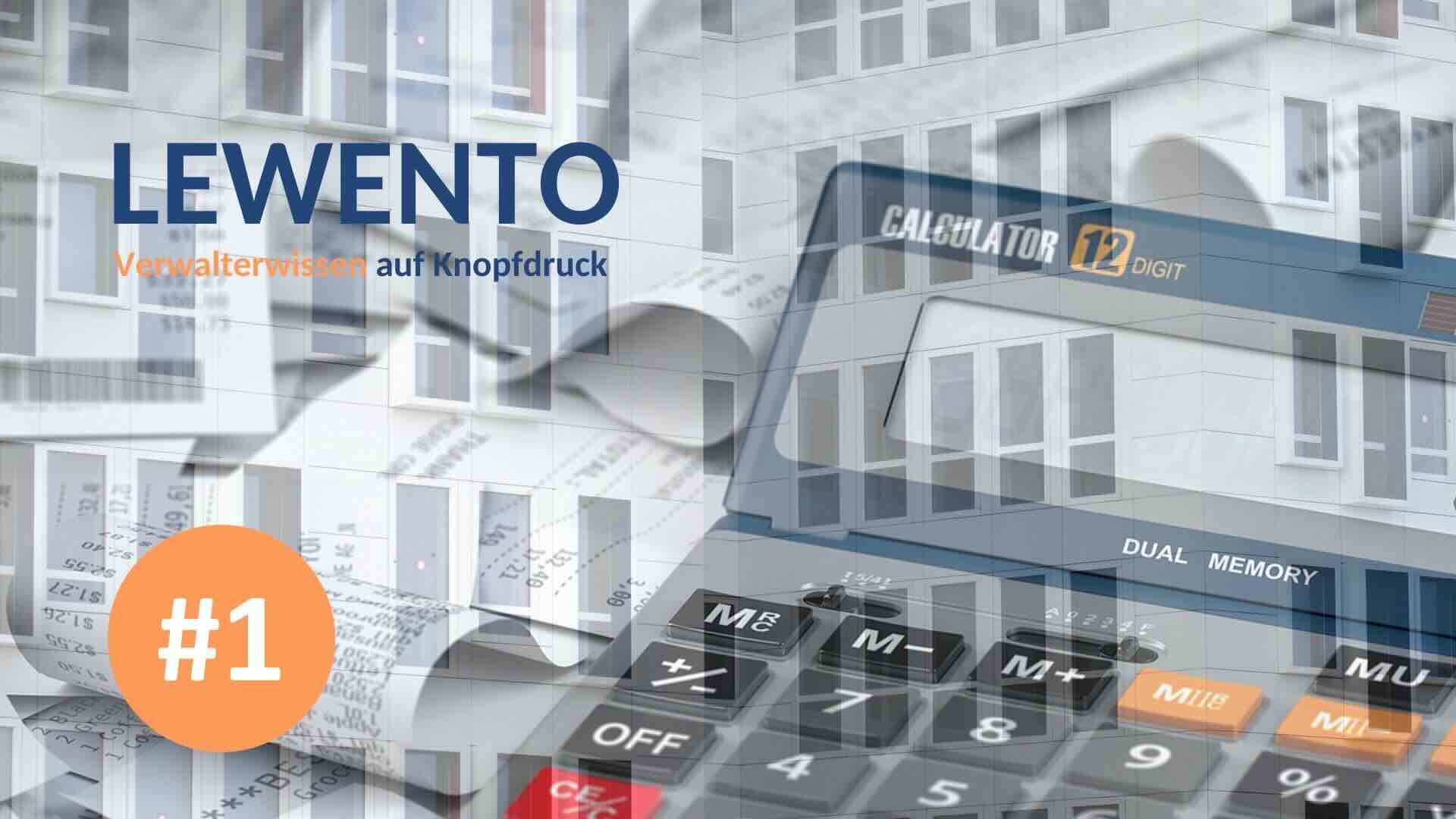 WEG-Buchhaltung: Betriebskostenabrechnung Teil l