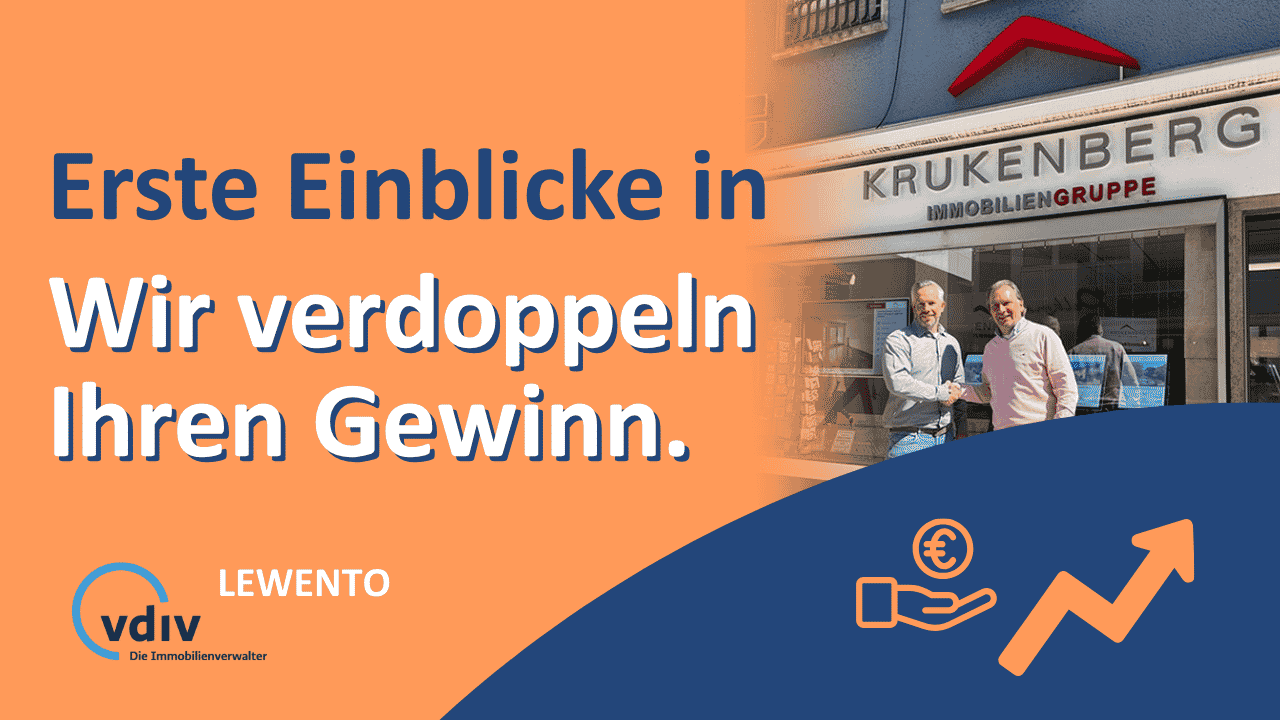 Erste Einblicke in "Wir verdoppeln Ihren Gewinn."