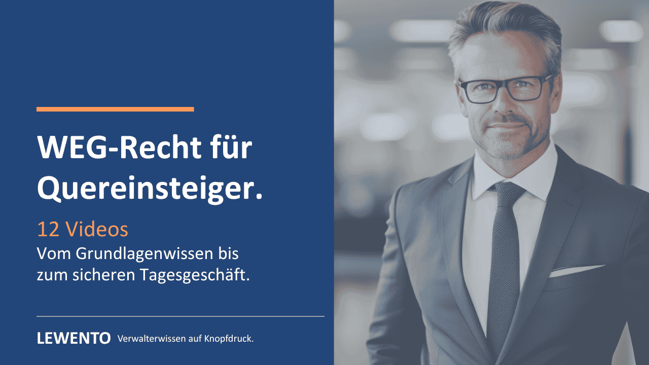 WEG-Recht für Quereinsteiger