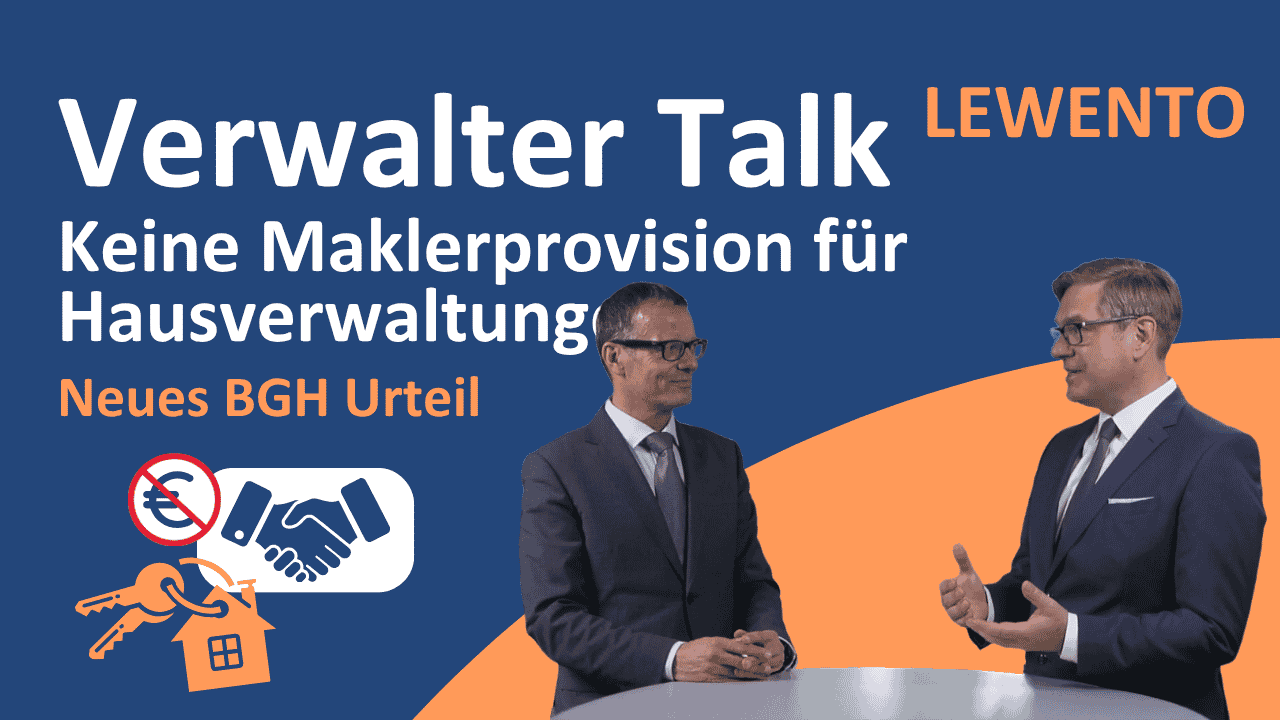 Keine Maklerprovision für Hausverwaltungen bei Vermietung verwalteter Wohnungen